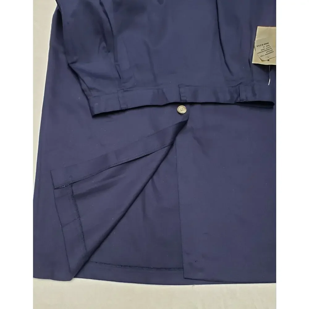 Bedford Fair Vintage 90s Lifestyles Maxi Skirt Sz 12 Navy NWT Deadstock
